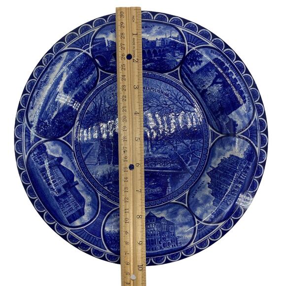 Vintage MINNEAPOLIS, Minn Souvenir Plate Landmarks Rowland & Marsellus Co. - Picture 12 of 12